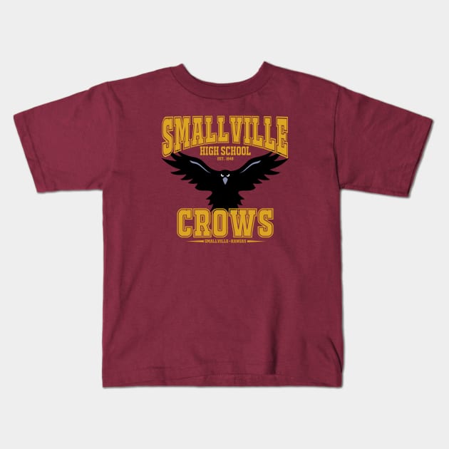 Smallville: Home of the Crows Kids T-Shirt by A Nerd Grows in Brooklyn